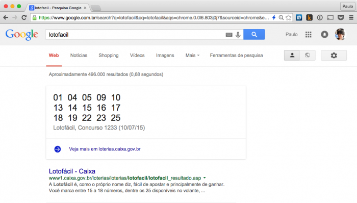 Google - Lotofácil