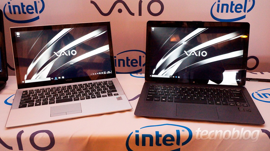 Vaio Pro 13G (à esquerda) e Vaio Z (à direita)