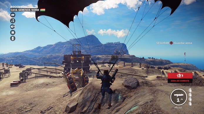 Just Cause 3: limpe Cava Geminos Nord para pegar a Fire Leech (Foto: Reprodução/Victor Teixeira)