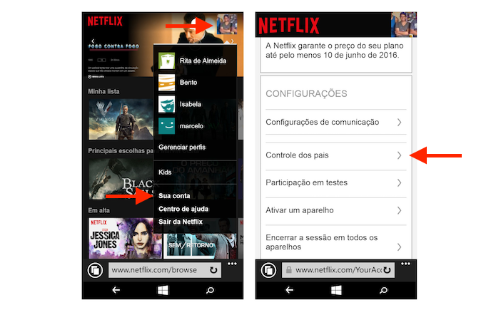 Netflix: defina um controle parental em sua conta no celular - RMTS  Informática