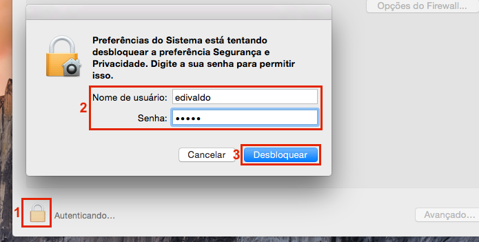 Desbloqueando a aba Firewall (Foto: Reprodução/Edivaldo Brito)