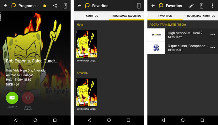 Adicione programas aos favoritos (Foto: Reprodução/Paulo Alves)