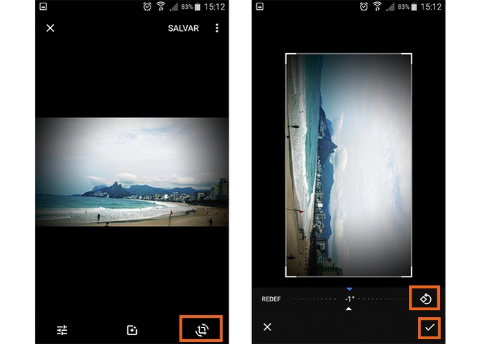 Redimensione suas fotos e rotacione pelo Google Photos (Foto: Reprodução/Barbara Mannara)