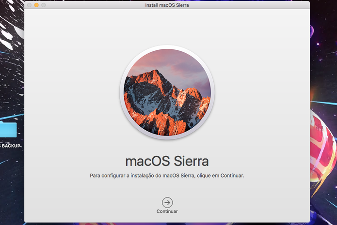 Processo de instalação do macOS Sierra (Foto: Reprodução/Felipe Vinha)