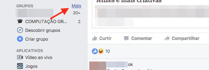 Acesso à página de gerenciamento de grupos do Facebook (Foto: Reprodução/Marvin Costa) (Foto: Acesso à página de gerenciamento de grupos do Facebook (Foto: Reprodução/Marvin Costa))