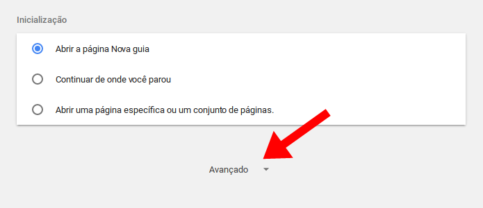 Habilite o menu avançado (Foto: Reprodução/Paulo Alves)