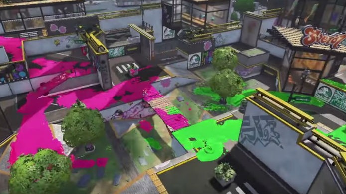  Splatoon 2 é uma espécie de paintball com elementos de moba (Foto: Divulgação)