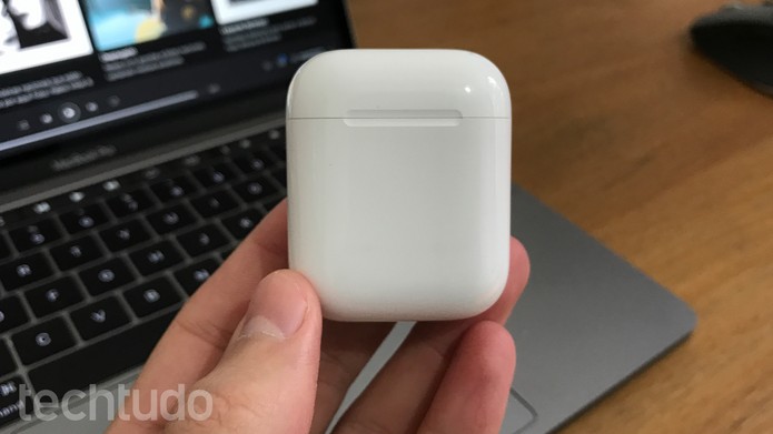 Case dos AirPods (Foto: Thássius Veloso/TechTudo)