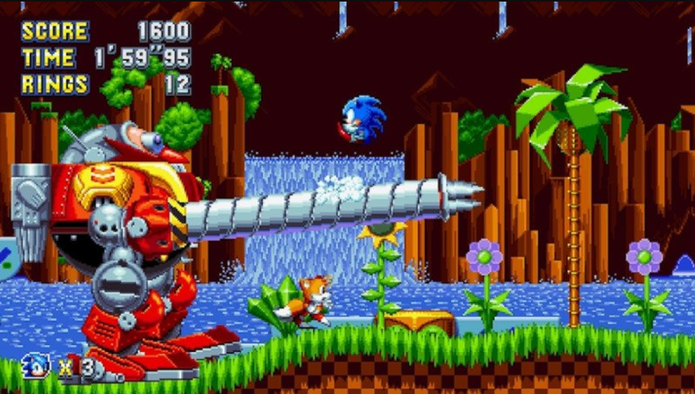 GamePlay Sonic Mania Jogo Leve Para PC FRACO 