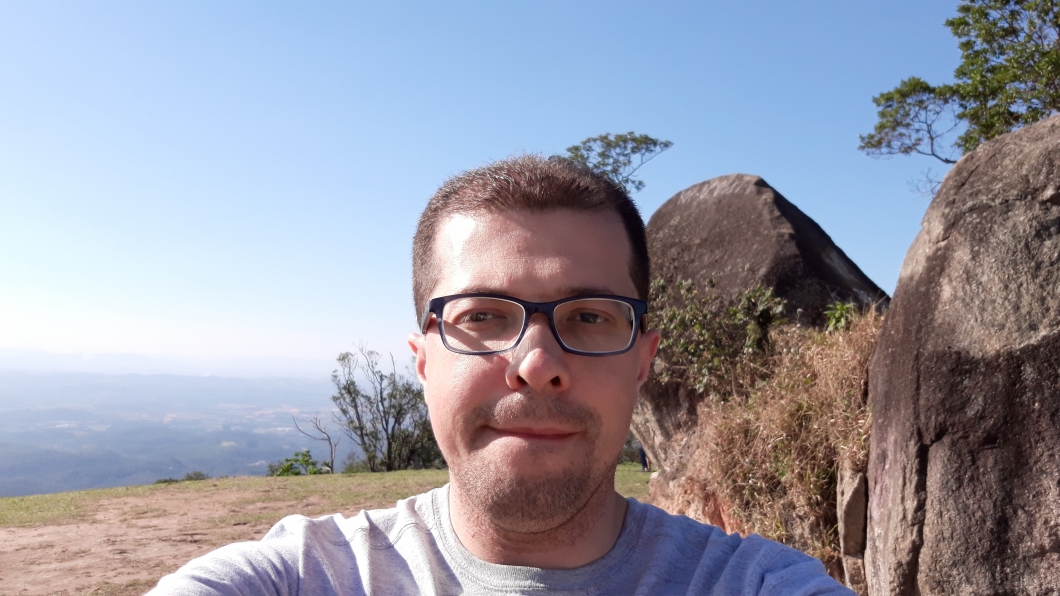 Selfie registrada com o Galaxy J5 Pro