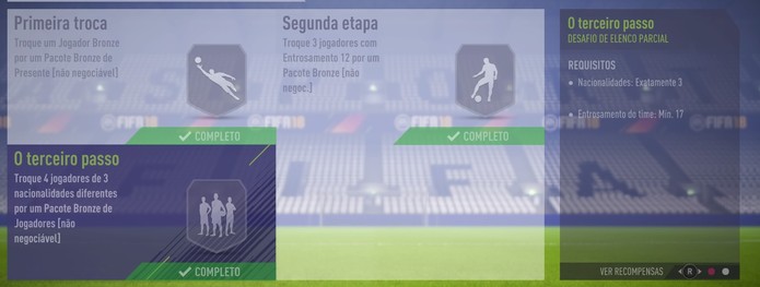 Desafios diários de FUT 18 (Foto: Reprodução / TechTudo)