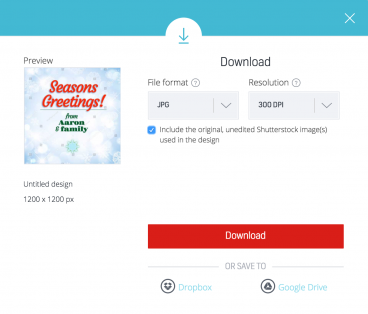 Create a Digital Holiday Card in No Time With Shutterstock Editor – Share Image