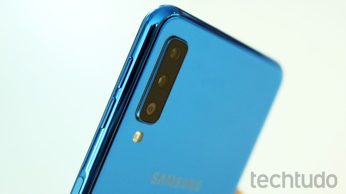 Galaxy A7 2018 (Foto: Bruno De Blasi/TechTudo)