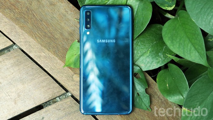 Galaxy A7 2018 (Foto: Bruno De Blasi/TechTudo)