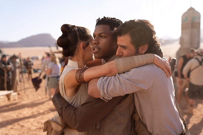 Rey, Finn e Poe