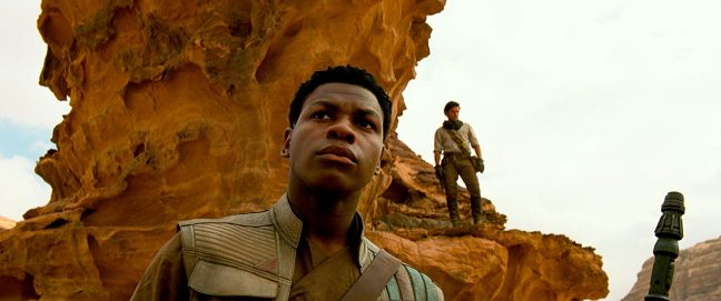 Finn em cena de A Ascensão Skywalker