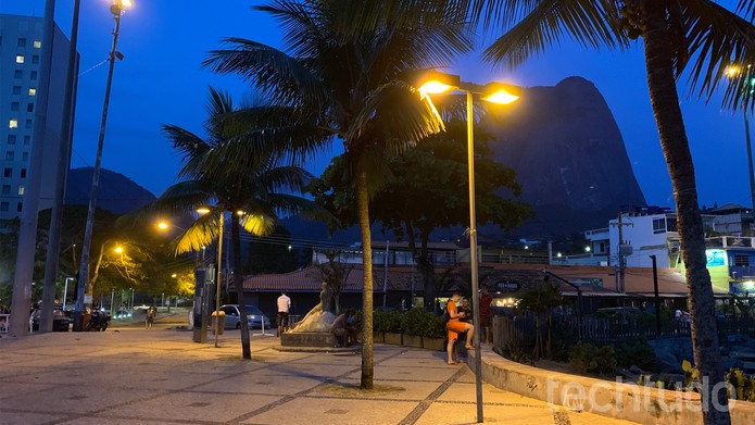 iPhone XS Max (câmera traseira - noturno) (Foto: Bruno De Blasi/TechTudo)