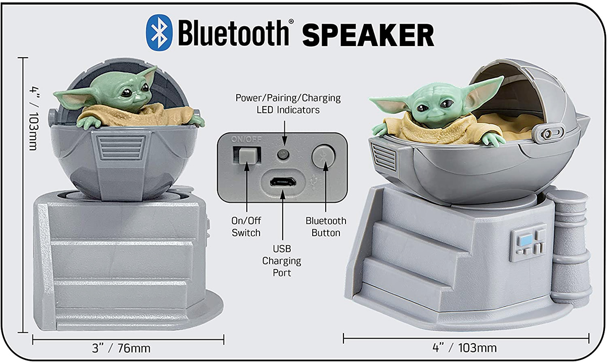 The Child Star Wars The Mandalorian Bluetooth Speaker