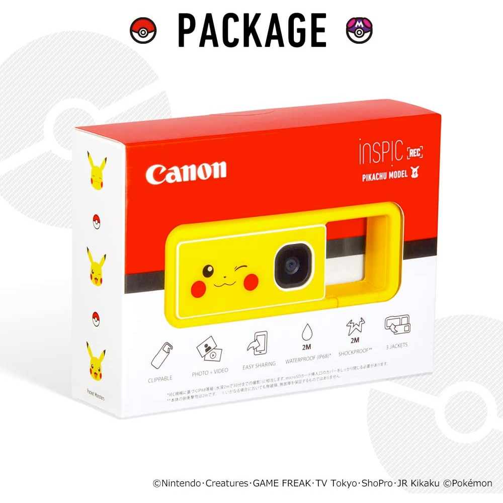 Camera Digital Pokemon Canon Inspic Rec Pikachu