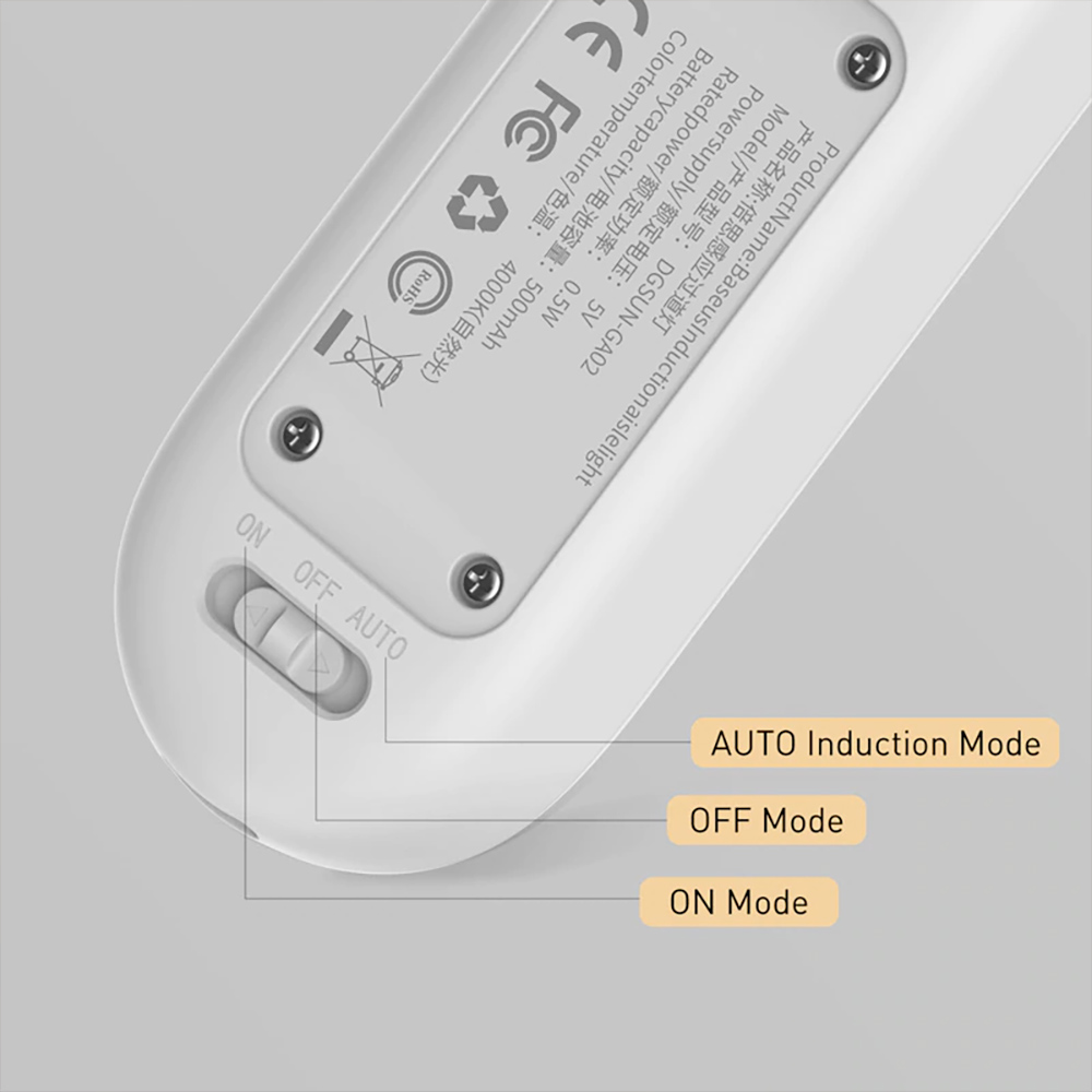 Luminaria Baseus Sunshine Series Human Body Induction Aisle Light