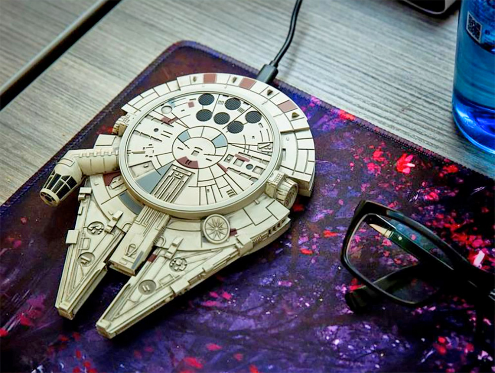 Carregador Sem Fio Star Wars Millennium Falcon