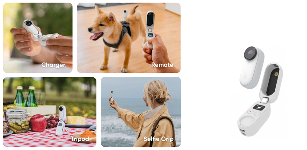 Câmera de Ação Compacta Insta360 Go 2