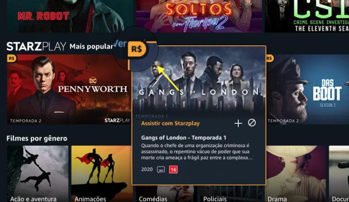 StartzPlay - Amazon Prime Video (Imagem: Reprodução / Amazon Prime Video)