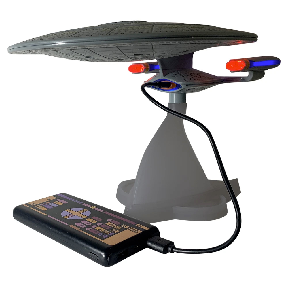 Caixa de Som Star Trek TNG USS Enterprise NCC-1701-D Bluetooth Speaker width=