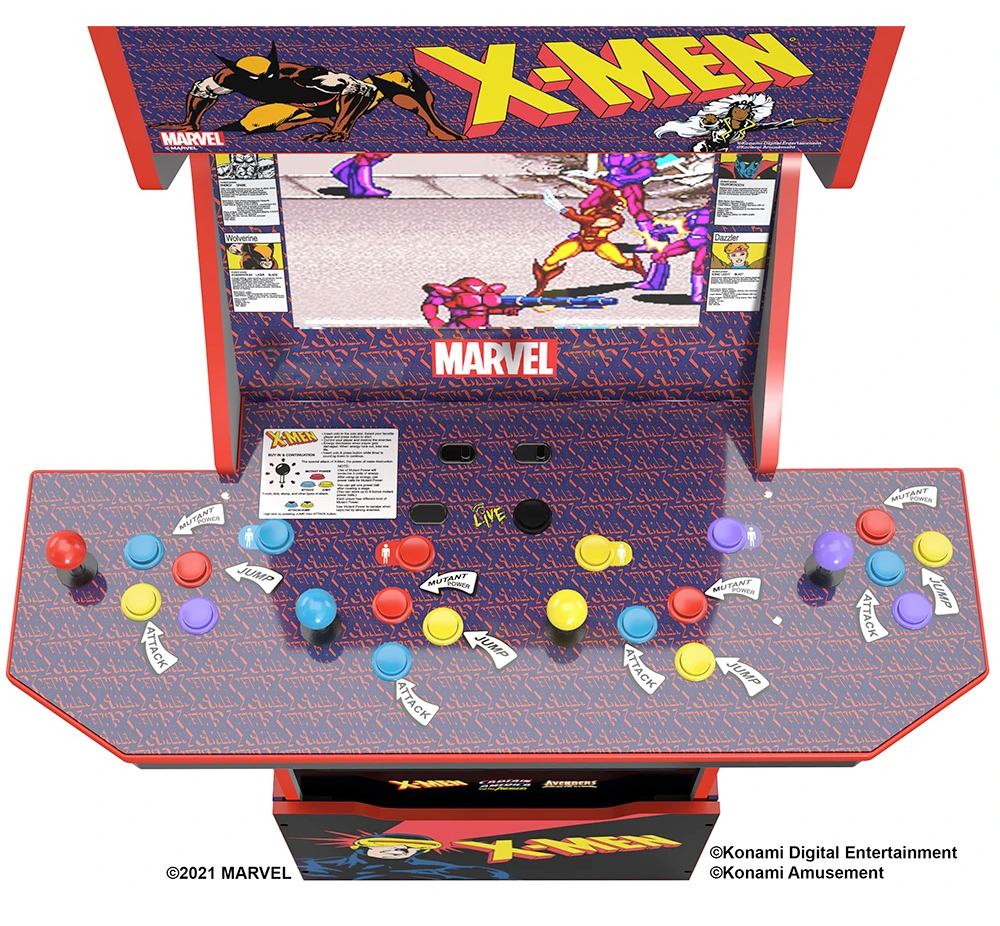 Maquina Arcade X-Men 4 Player Arcade Machine Arcade1Up