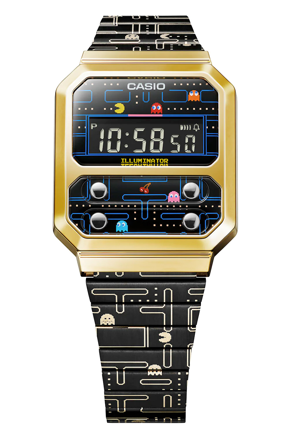 Relógio de Pulso Casio Pac-Man Vintage Edition (A100WEPC)