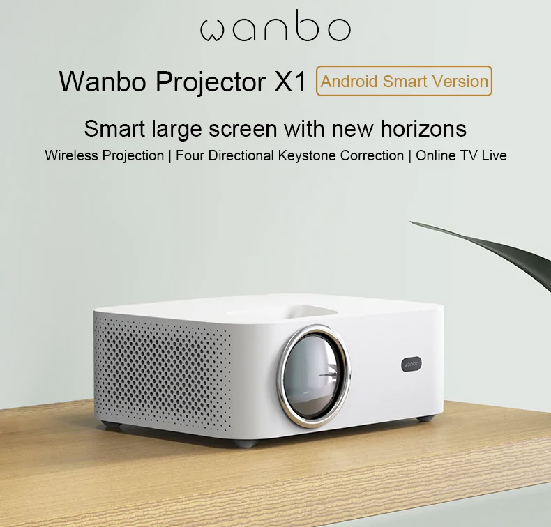 Projetor Inteligente Xiaomi Wanbo X1 Android Smart Projector