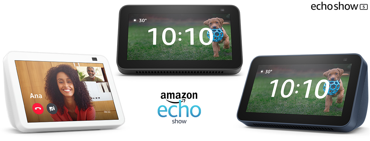 Novos Echo Show 5 e Echo Show 8