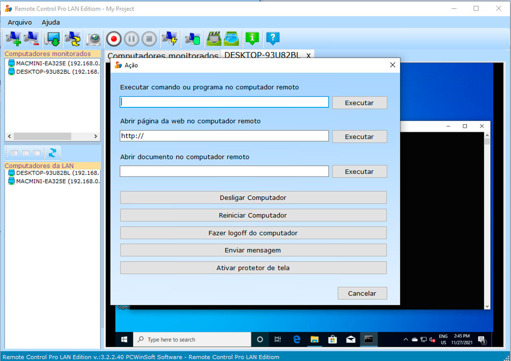 Como monitorar e fazer controle remoto dos computadores na rede local