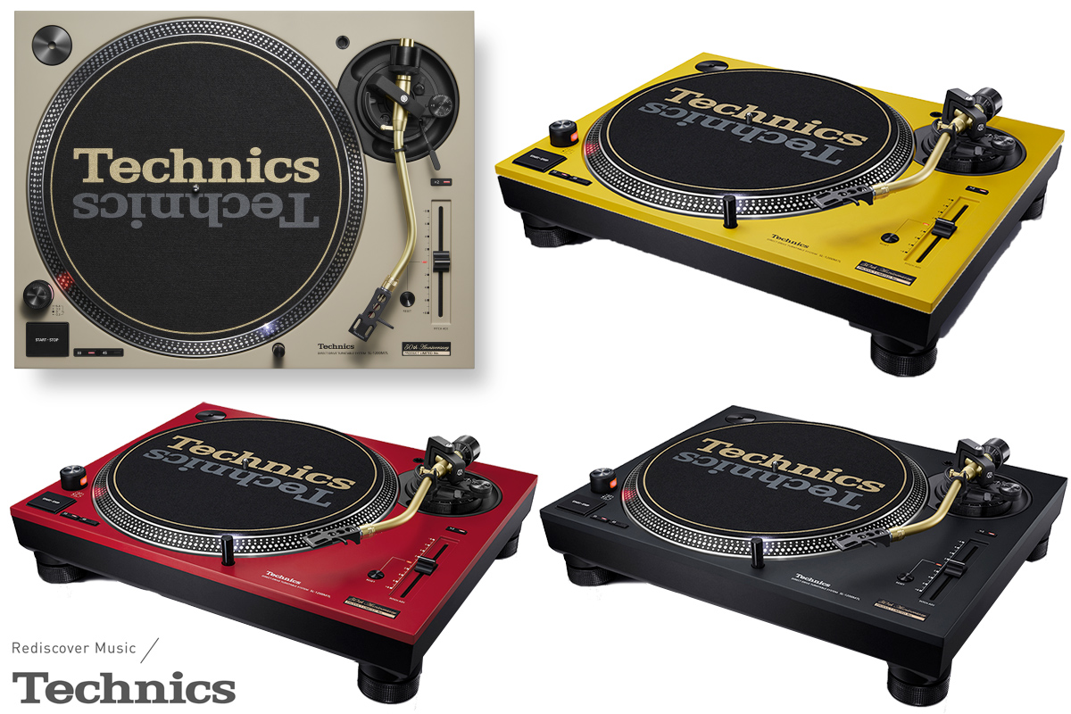 Toca-Discos Technics SL-1200M7L Turntable - Edição de 50 anos em 7 cores