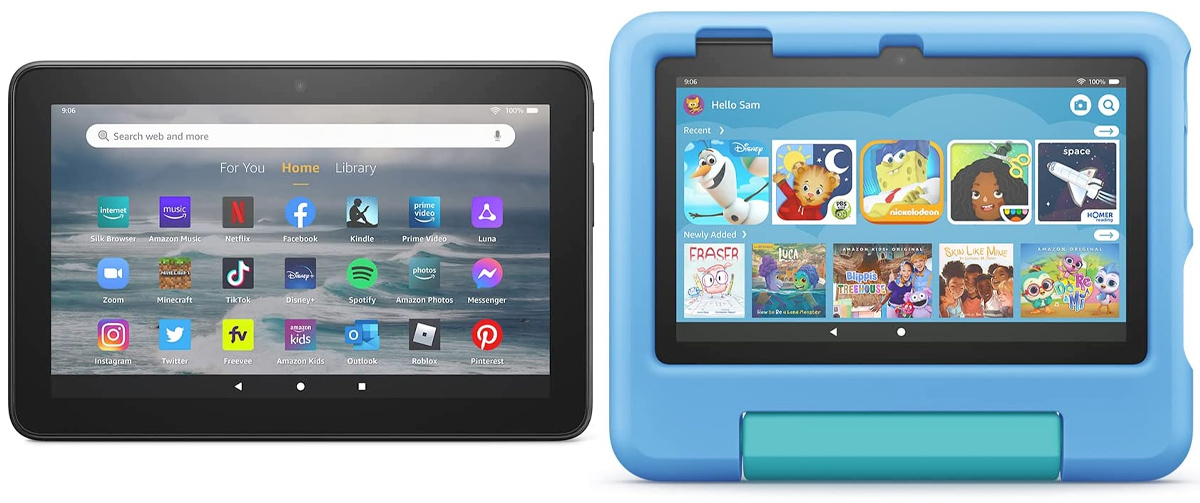 Novos Tablets Amazon Fire 7 e Fire 7 Kids