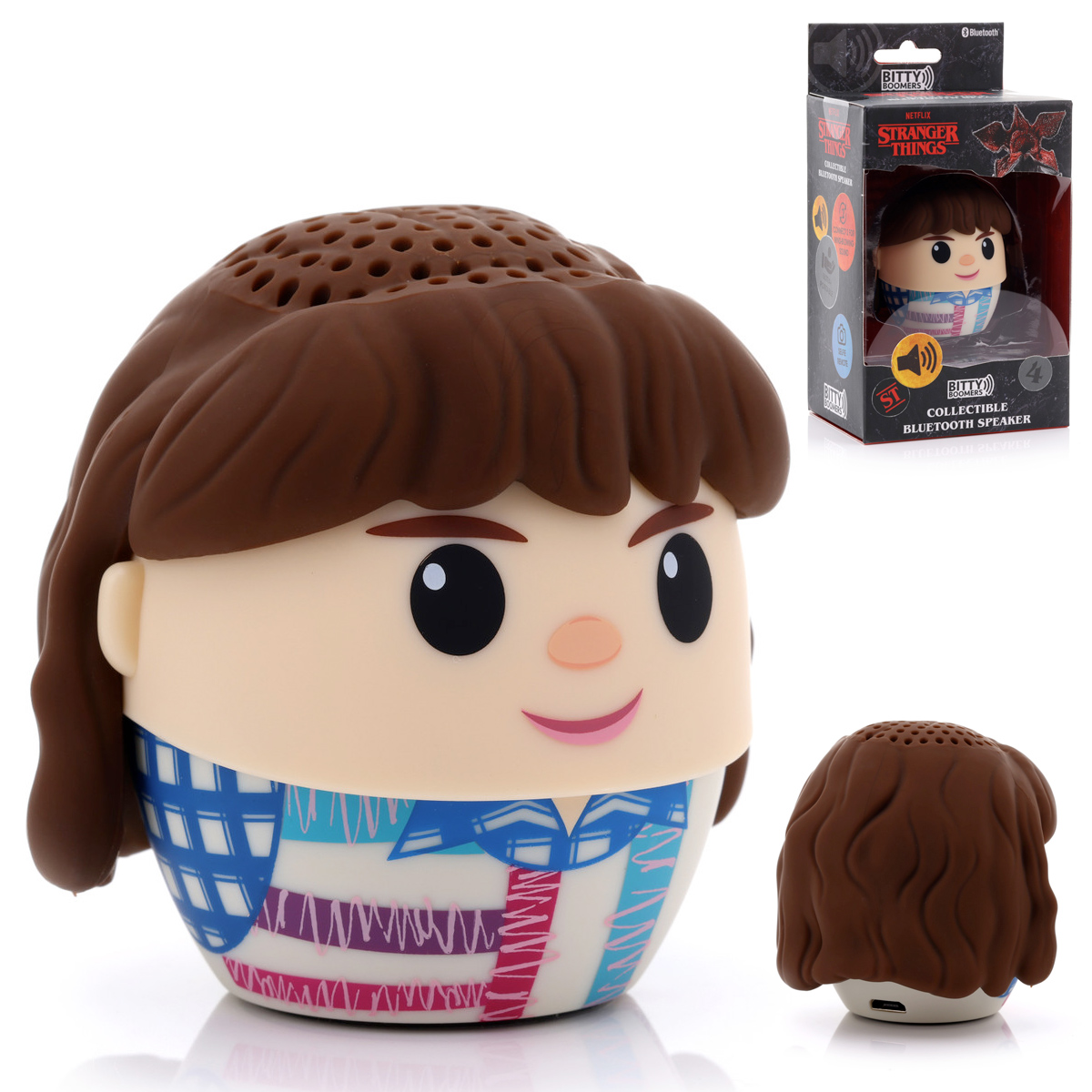 Mini Caixas de Som Stranger Things Bitty Boomers Bluetooth