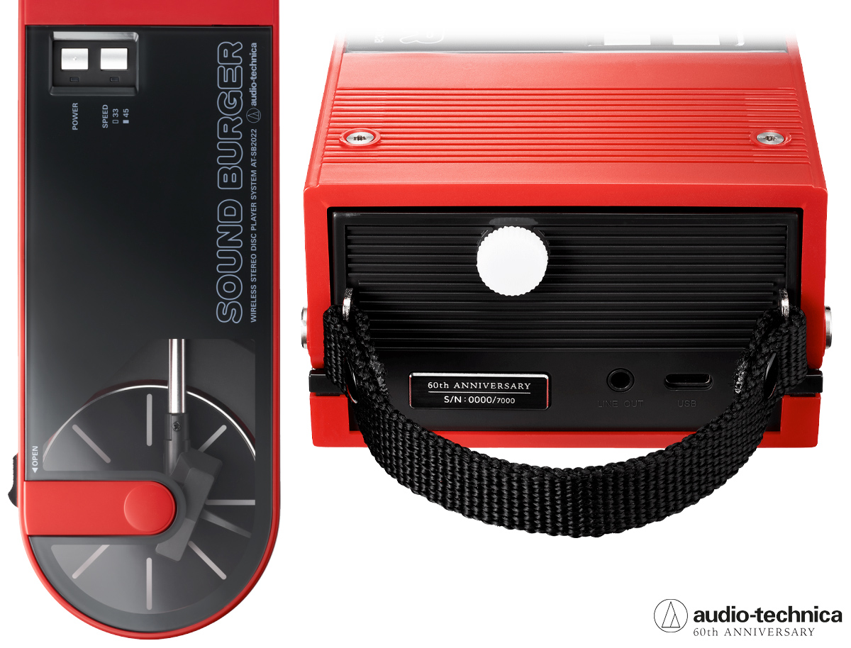 Toca-Discos Sound Burger 2022 da Audio Technica