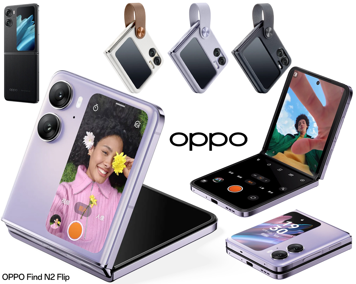 Novos smartphones dobráveis da Oppo: Find N2 e Find N2 Flip