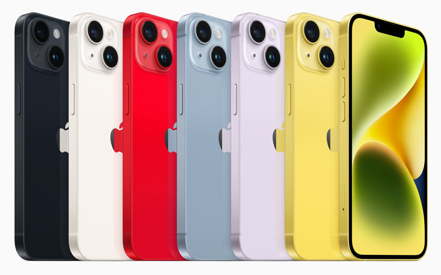 Todas as cores do iPhone 14 e iPhone 14, incluindo o novo modelo amarelo 