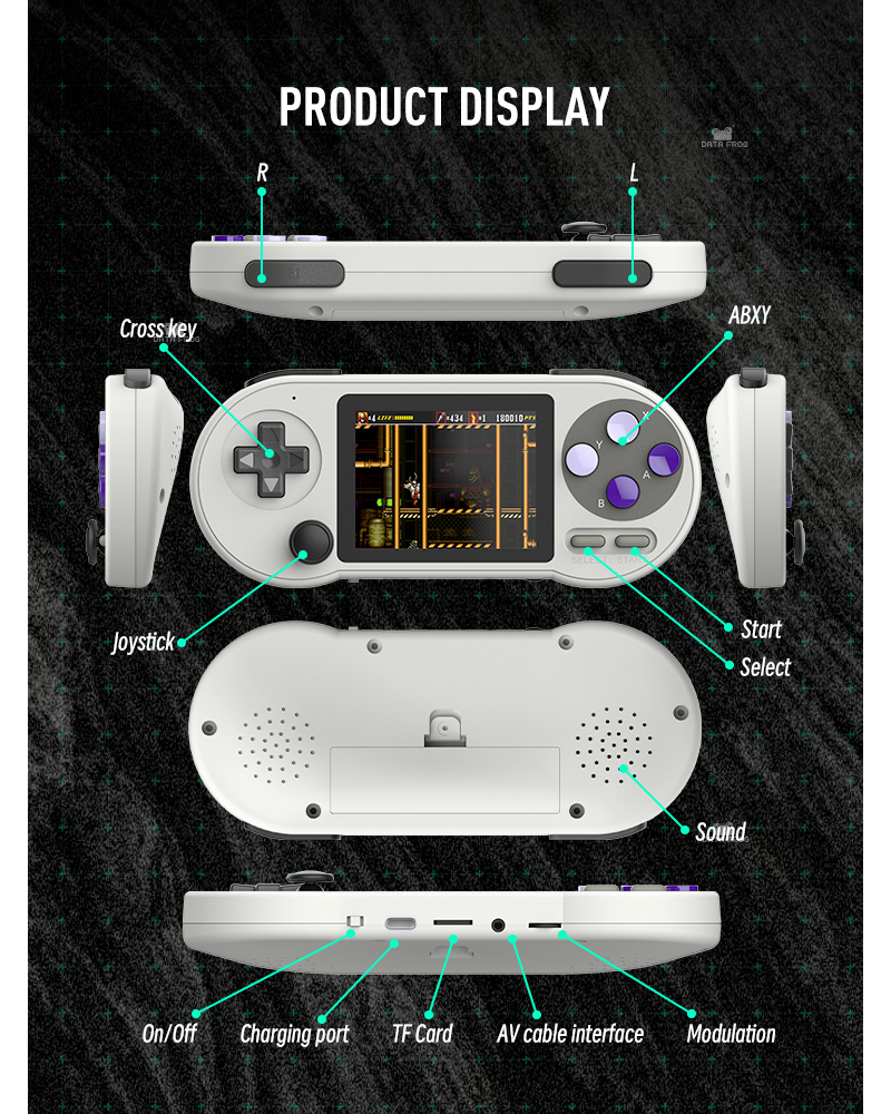 Data Frog SF2000 Retro Game Console