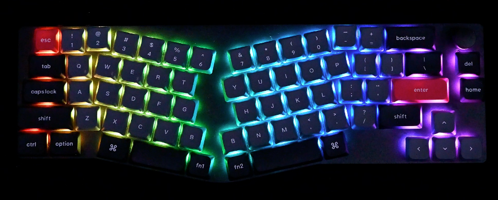 Teclado mecânico Keychron K11 Pro (Alice Layout) RGB