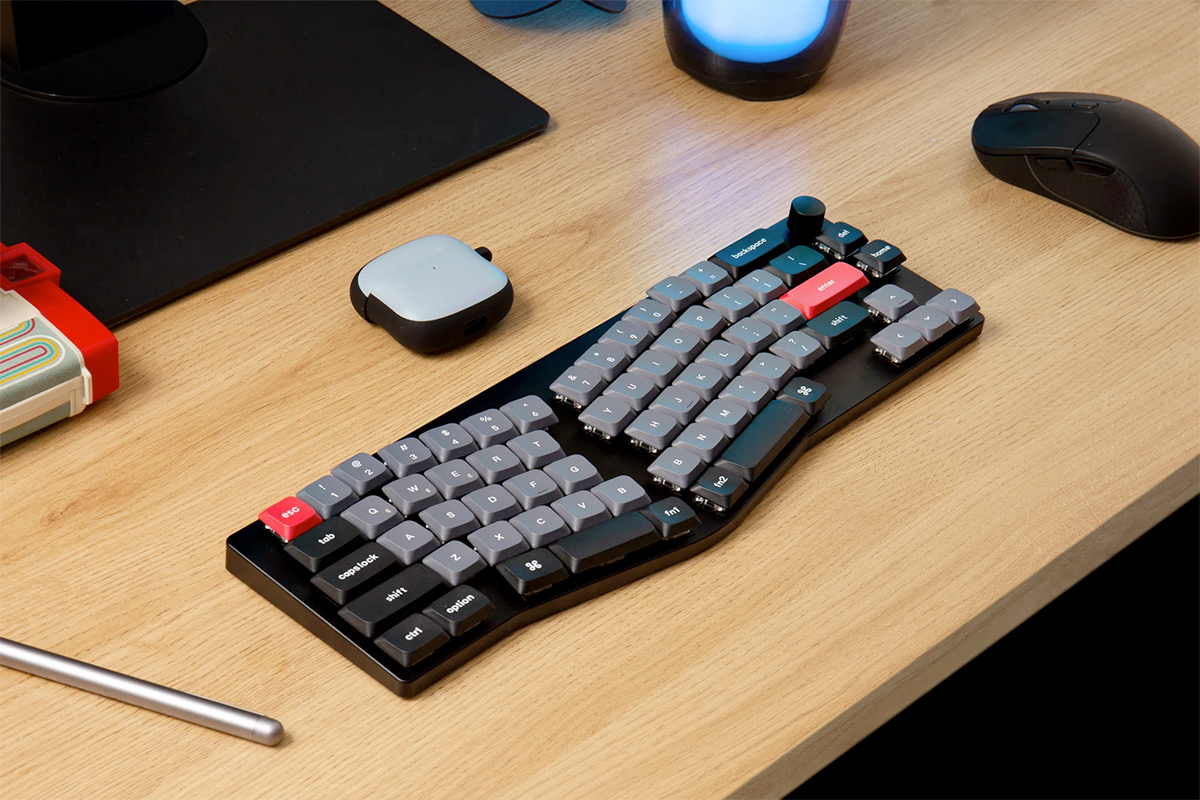 Teclado mecânico Keychron K11 Pro (Alice Layout) RGB