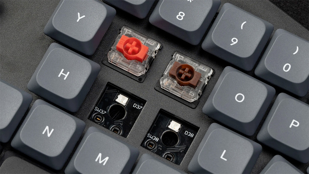 Teclado mecânico Keychron K11 Pro (Alice Layout) RGB