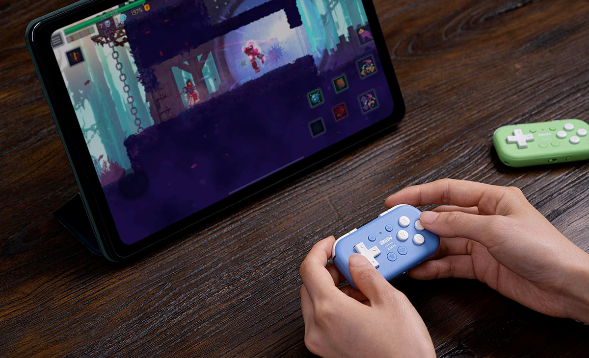 Mini controlador de games 8BitDo Micro Bluetooth Gamepad