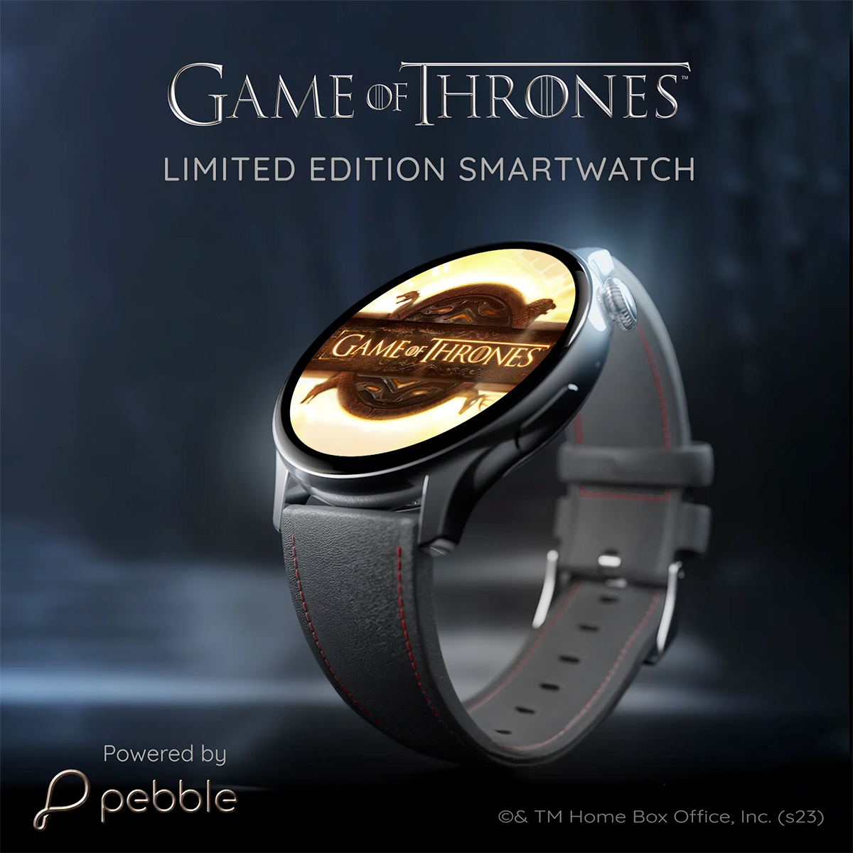 Relógio Pebble Game Of Thrones Luxury Smartwatch