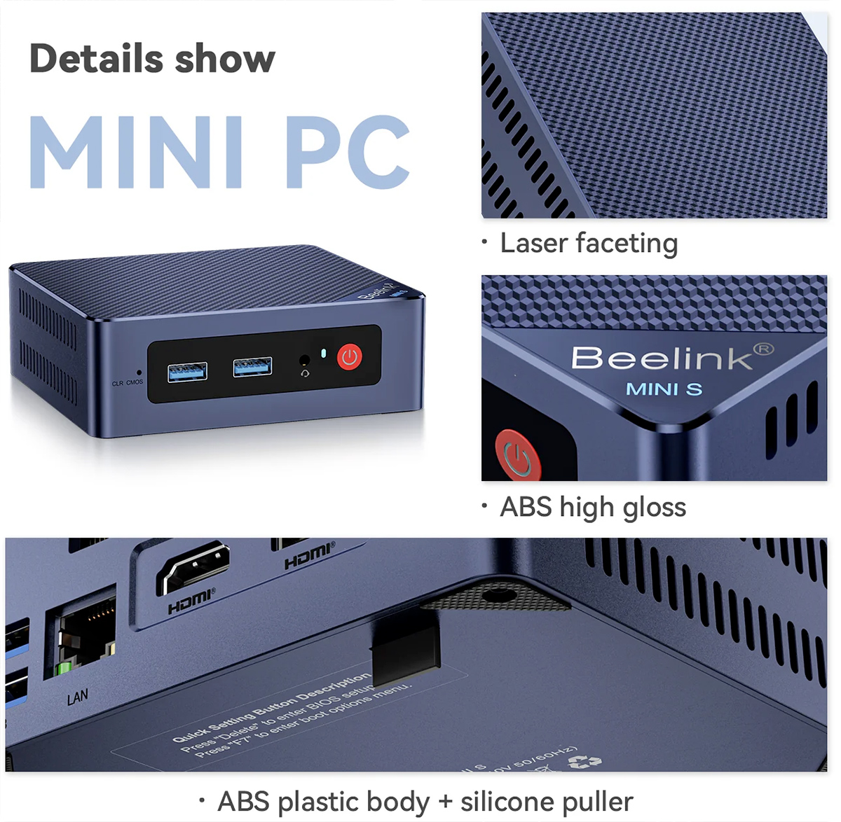 Mini Computadores Beelink SER5 Mini-PC e Beelink Mini S12