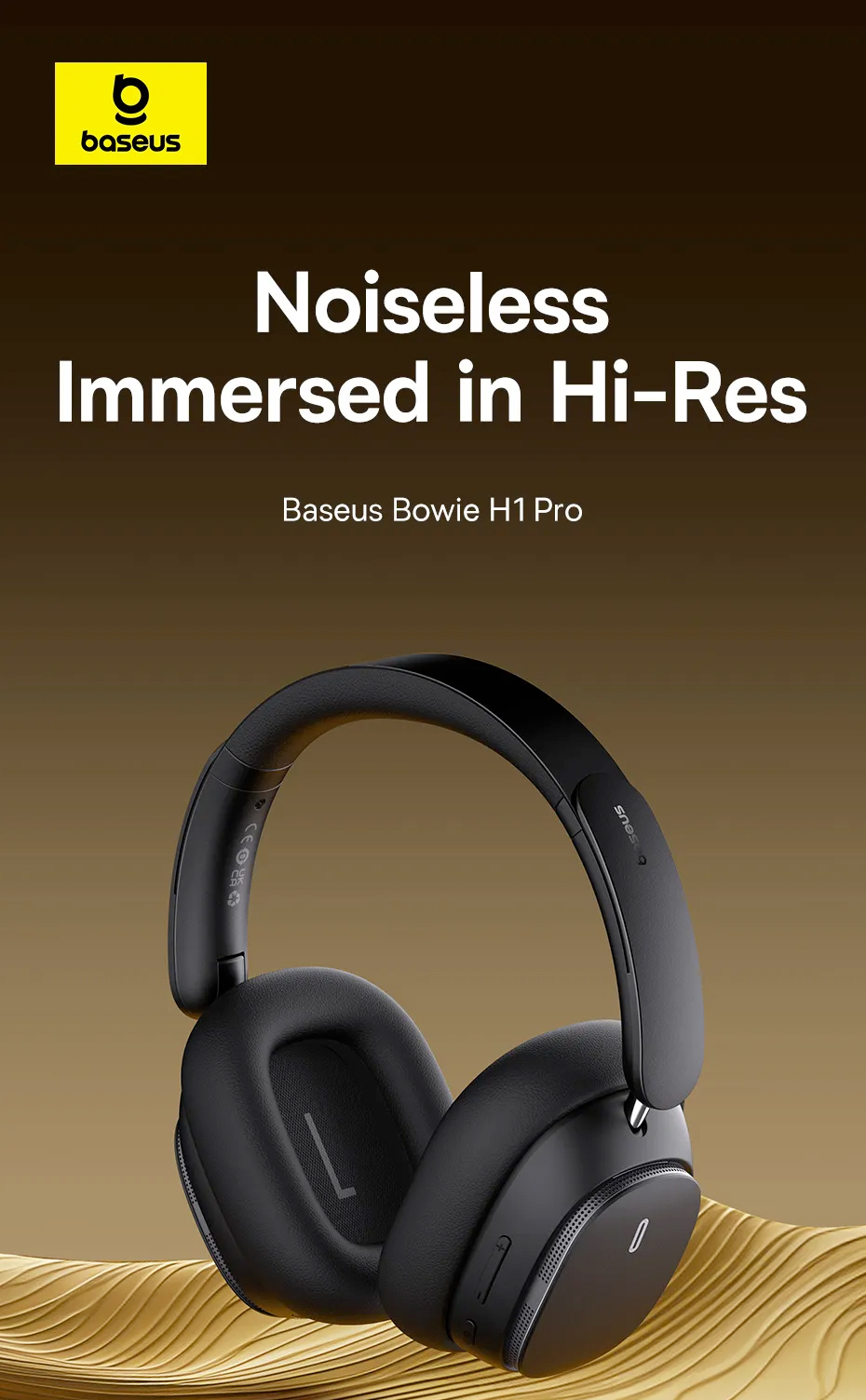 Fones Baseus Bowie H1 Pro Over Ear