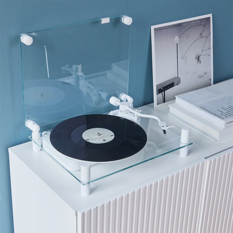 Toca-Discos Transparent Bluetooth Turntable