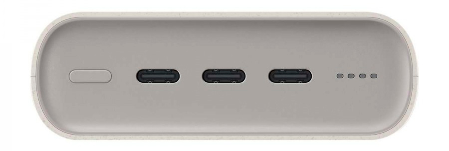 Três portas USB-C do powerbank Samsung Quick Charge 45W