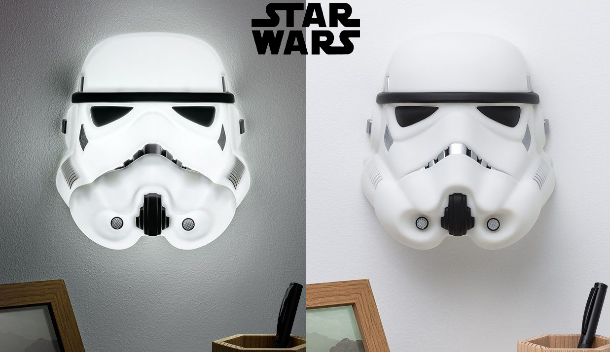 Luminária Star Wars Capacete Stormtrooper